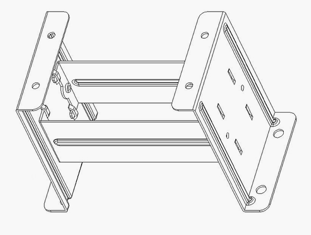 Diseño de abridor de puerta de swing de servicio pesado