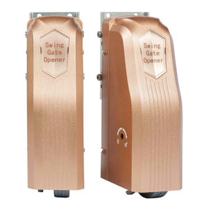 Abridor de puerta de swing automático inteligente para el garaje de villa o diseño moderno al aire libre para puerta de puertas de rodillos de motor central