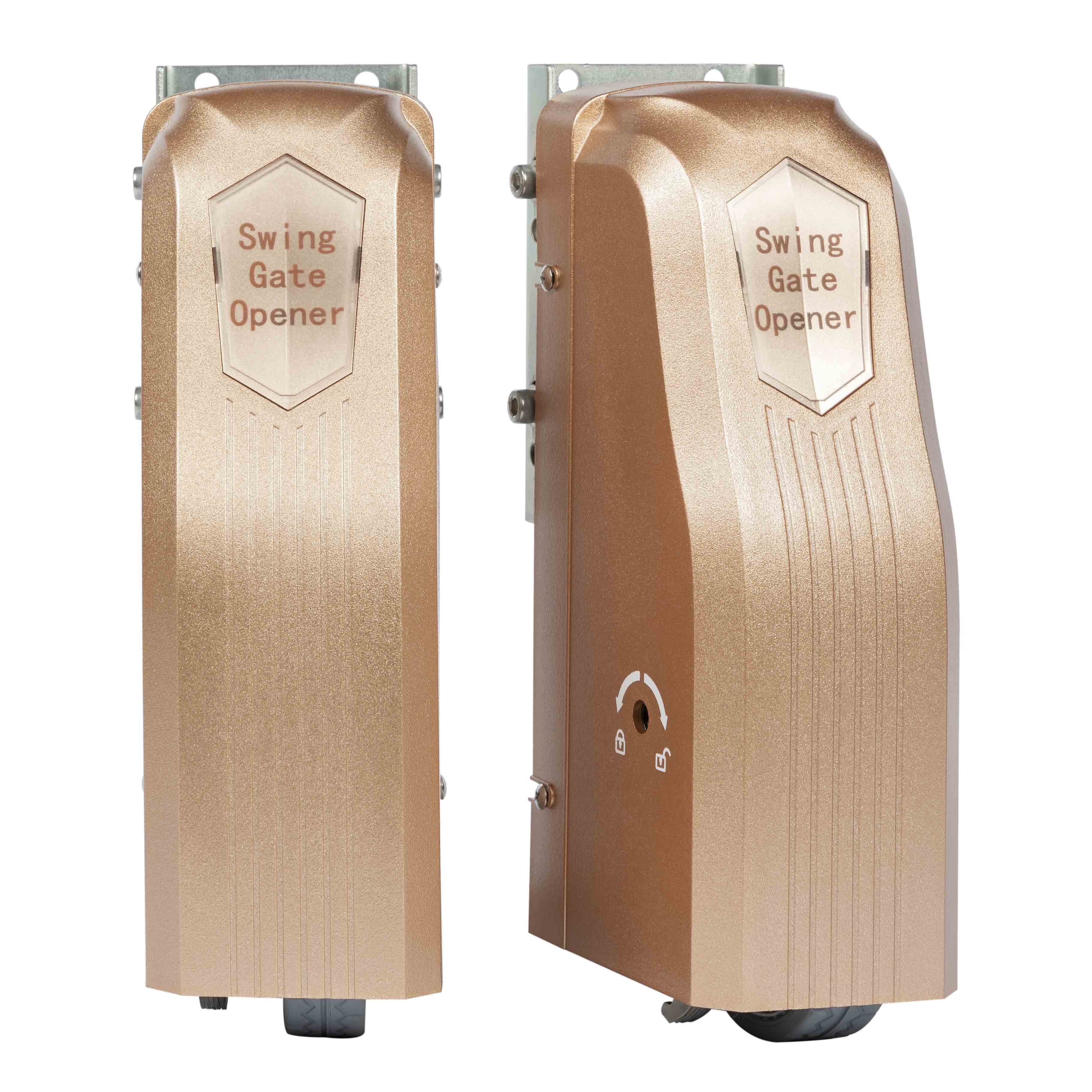 Abridor de puerta de swing automático inteligente para el garaje de villa o diseño moderno al aire libre para puerta de puertas de rodillos de motor central