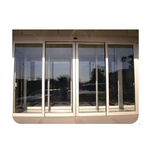 Motor automático de puerta corrediza de vidrio de aluminio 