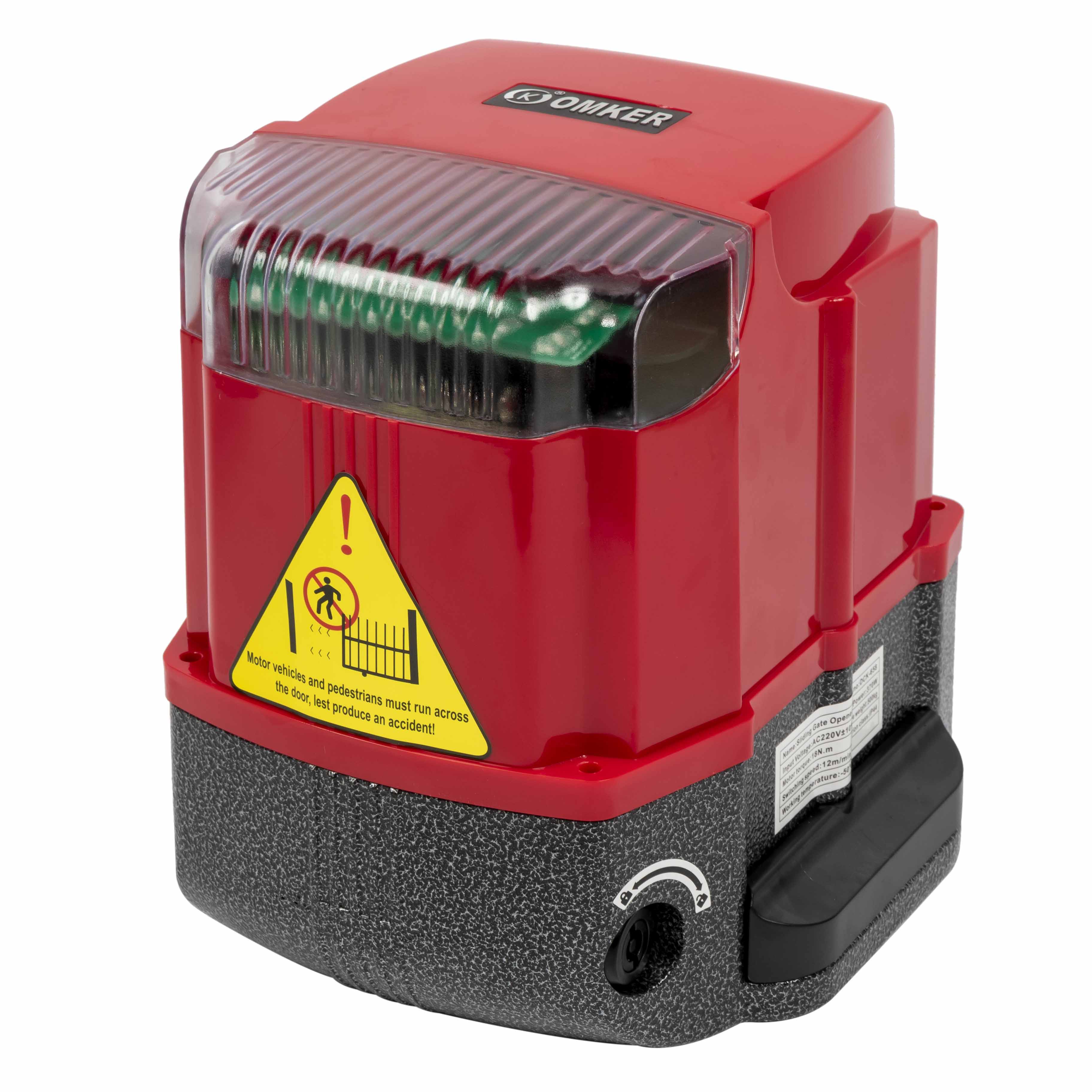 Motor de puerta corredera de larga duración con bajo mantenimiento