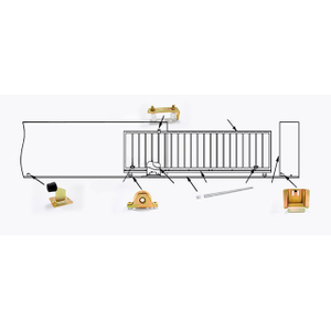 Accesorios Hardware Ventana de vidrio corredizo de aluminio y rueda de hierro de la puerta Roller