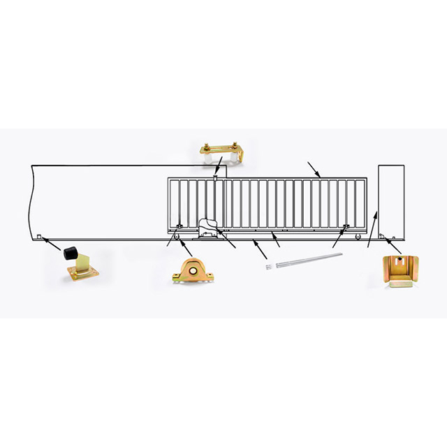Accesorios Hardware Ventana de vidrio corredizo de aluminio y rueda de hierro de la puerta Roller