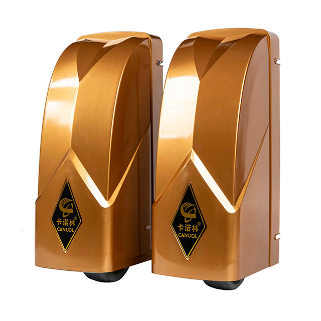 Abridor de compuerta de columpio de diseño moderno con soporte para motor Apertura de puerta remota WiFi para hogar y villa